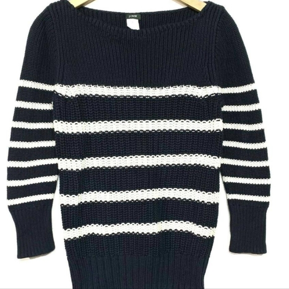 JCREW | Striped 3/4 Sleeve Sweater - Picture 2 of 7